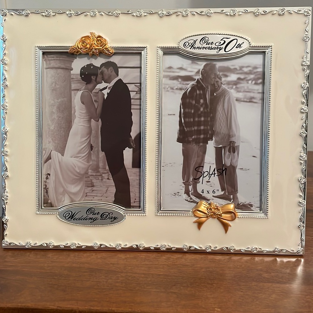 50th Wedding Anniversary Picture Frame